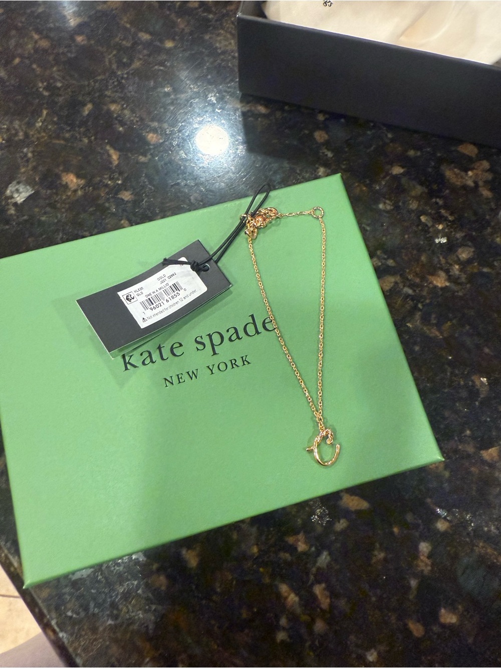 NWT kate spade Gold Initial C bracelet